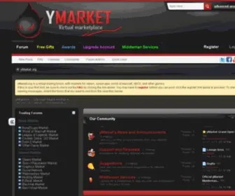 Ymarket.org(Virtual Market Place) Screenshot