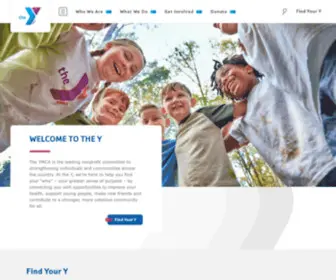 Ymca.net(OFFICIAL SITE for the YMCA of the USA) Screenshot