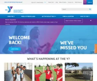 Ymcadallas.org(YMCA of Metropolitan Dallas) Screenshot