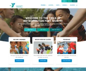 Ymcafw.org(Ymca of fort worth) Screenshot