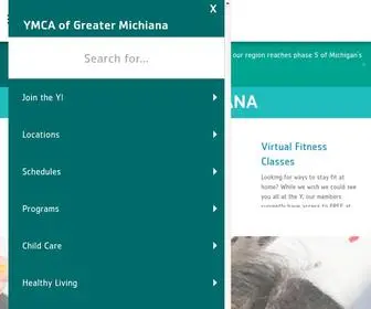 Ymcagm.org(YMCA of Greater Michiana) Screenshot