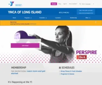 Ymcali.org(YMCA of Long Island) Screenshot