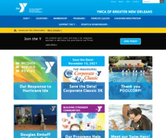 Ymcaneworleans.org(YMCA of Greater New Orleans) Screenshot