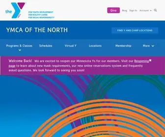 Ymcanorth.org(The Y’s mission) Screenshot