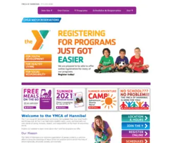 Ymcaofhannibal.org(YMCA of Hannibal) Screenshot