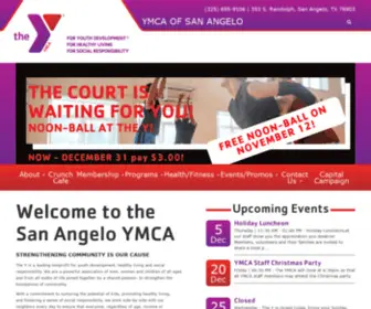 Ymcasanangelo.org(The San Angelo YMCA) Screenshot