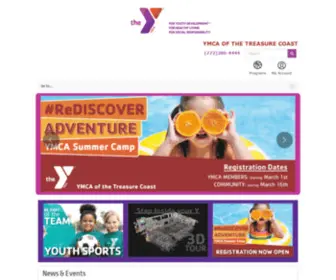 Ymcatreasurecoast.org(YMCA of the Treasure Coast) Screenshot