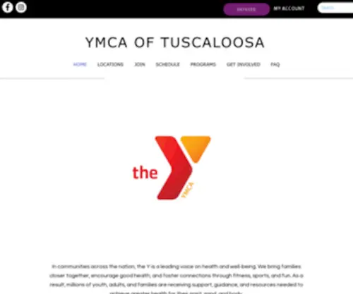 Ymcatuscaloosa.org(Ymcatuscaloosa) Screenshot
