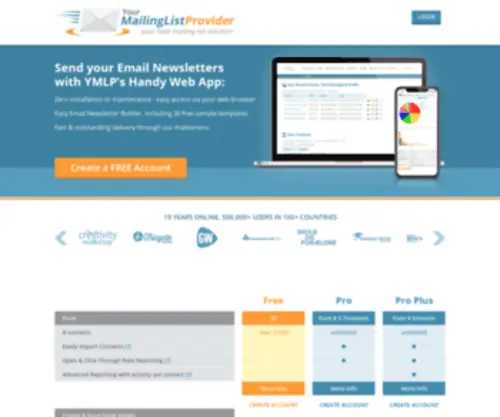 YMLPCDN2.net(Email Marketing Software) Screenshot