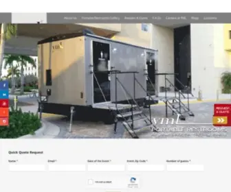 YMlportablerestrooms.com(YML Portable Restrooms) Screenshot