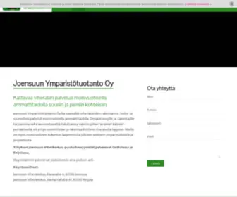 Ymparistotuotanto.com(Viherrakentaminen, puutarha | Joensuun Ympäristötuotanto Oy) Screenshot