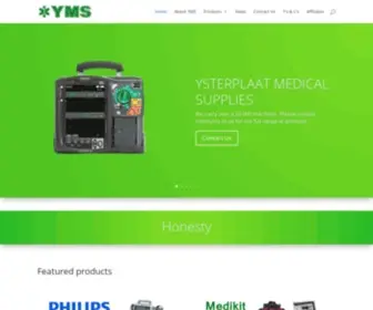 YMS.co.za(Medical supplies) Screenshot