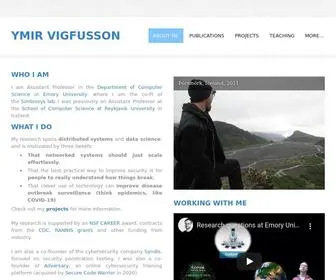 Ymsir.com(YMIR VIGFUSSON) Screenshot