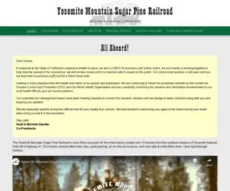 YMSPRR.com(Visit Yosemite Mountain Sugar Pine Railroad) Screenshot