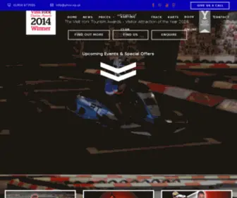 YMSV.co.uk(Indoor race themed leisure facility in York) Screenshot