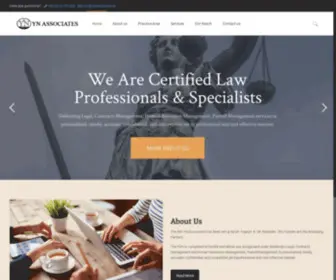 Ynassociates.in(Lawyers Attorneys WordPress Theme) Screenshot