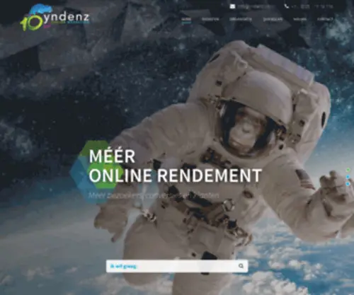 Yndenz.com(Online marketingbureau yndenz voor meer online rendement) Screenshot