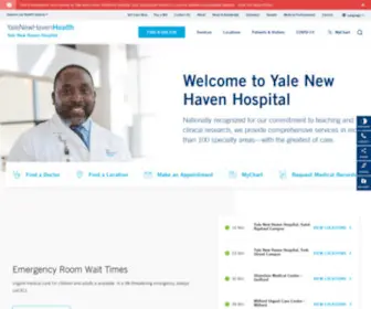 YNHH.org(Yale-New Haven Hospital) Screenshot