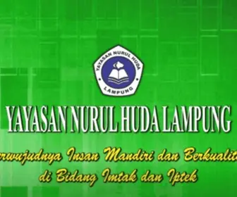 YNhlampung.org(Selamat Datang di Yayasan Nurul Huda Lampung) Screenshot