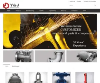 YNJ-Industries.com(Sichuan Y&J Industries Co) Screenshot