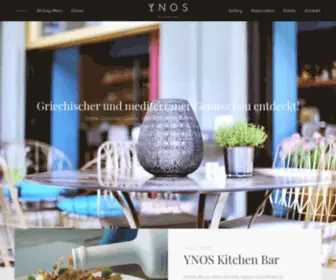 Ynos.ch(YNOS Kitchen Bar Zurich) Screenshot