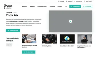 Ynov-AIX.com(École du Numérique à Aix) Screenshot