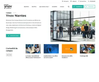 Ynov-Nantes.com(Ynov Campus) Screenshot