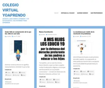 Yoaprendo.cl(Colegio virtual) Screenshot