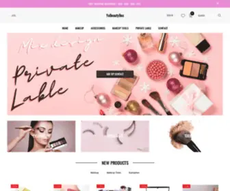 Yobeautybox.com(Private Lable Design Mix different cosmetic products wordwide support) Screenshot