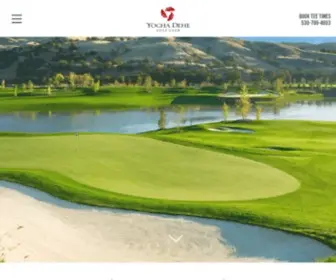 Yochadehegolfclub.com(Brooks, CA Golf) Screenshot