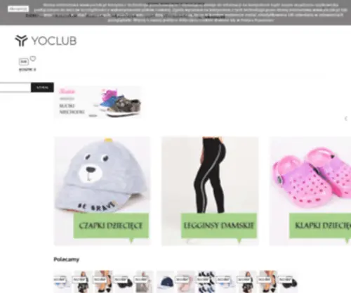 Yoclub.pl(Producent odzieży dziecięcej) Screenshot