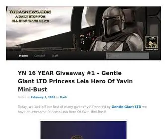 Yodasnews.com(A Daily Stop for all Star Wars News) Screenshot