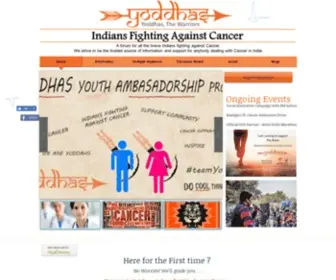 Yoddhas.com(Indian Cancer Support Group) Screenshot