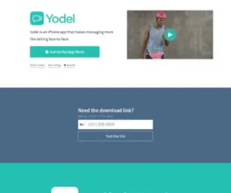 Yodel.co(Videochat Messenger iOS App) Screenshot