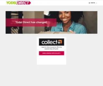 Yodeldirect.co.uk(Courier Parcel Collection and Delivery Service) Screenshot