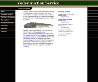 Yoderauctionservice.com(Yoder Auction Serviceth St SW) Screenshot