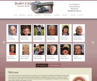 Yoderculpfuneralhome.com(Yoder-Culp Funeral Home) Screenshot