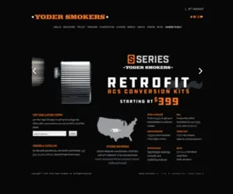 Yodersmokers.com(American Made BBQ Smokers & Grills) Screenshot