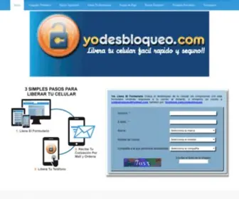 Yodesbloqueo.com(Yodesbloqueo tu opcion para desbloquear celular) Screenshot