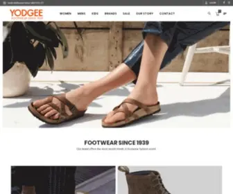 Yodgee.com.au(Yodgee Footwear since 1939) Screenshot