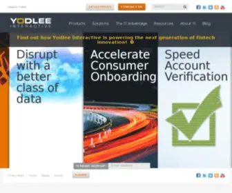 Yodleeinteractive.com(Bank and Financial Data APIs) Screenshot