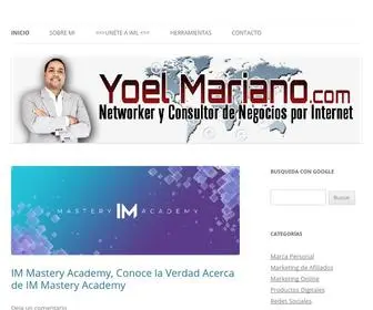 Yoelmariano.com(Consultor de Negocios por Internet) Screenshot