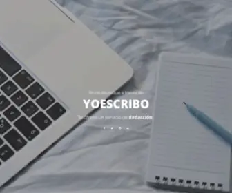 Yoescribo.com.ar(Yoescribo) Screenshot