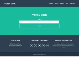 Yoflylink.xyz(Shorten and protect links) Screenshot