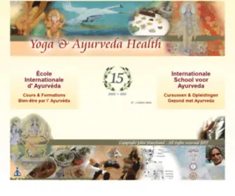 Yoga-Ayurveda.be(Yoga Ayurveda) Screenshot