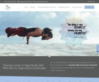 Yoga-Dunia.com(Yoga Dunia) Screenshot