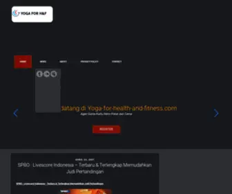 Yoga-FOR-Health-AND-Fitness.com(Yoga FOR Health AND Fitness) Screenshot