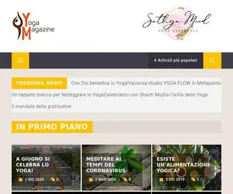 Yoga-Magazine.it(Yoga Magazine) Screenshot