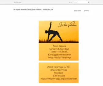 Yoga-Movement.com(The Yoga & Movement Center) Screenshot