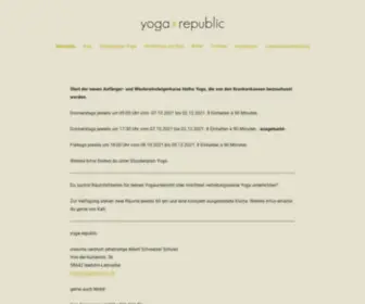 Yoga-Republic.de(Yoga Republic) Screenshot